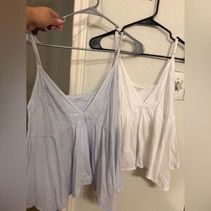 Two Flowy Aerie Tanks